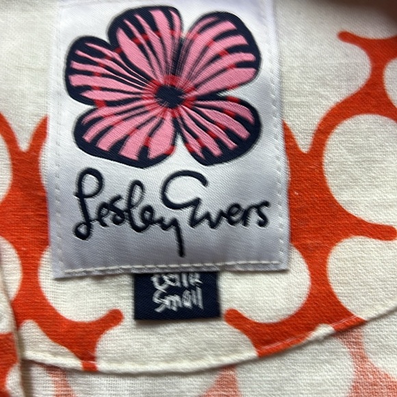 Leslie Evers Patterned Linen Blouse - Picture 4 of 5